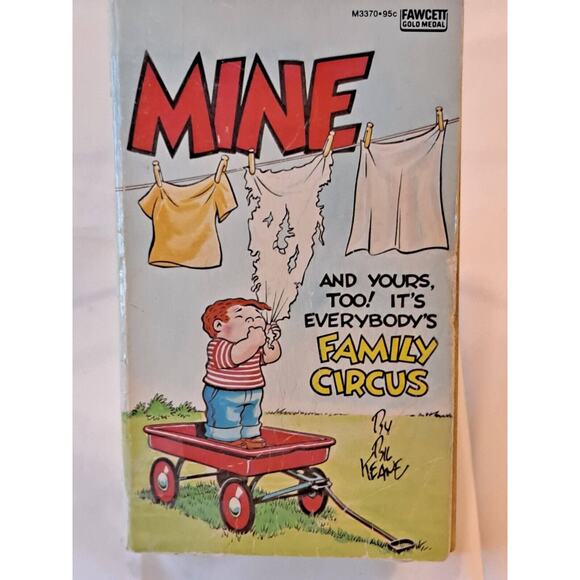 Mine (The Family Circus) by Bil Keane (1977 MM paperback) - Picture 1 of 6